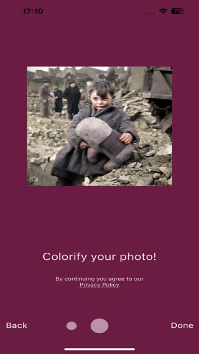 Captures d'écran de Colorify - Photo Colorizer