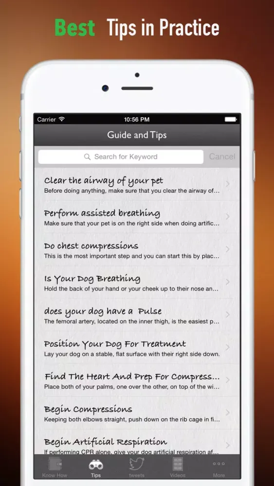 How to Perform CPR on Your Pet:Manual Screenshots