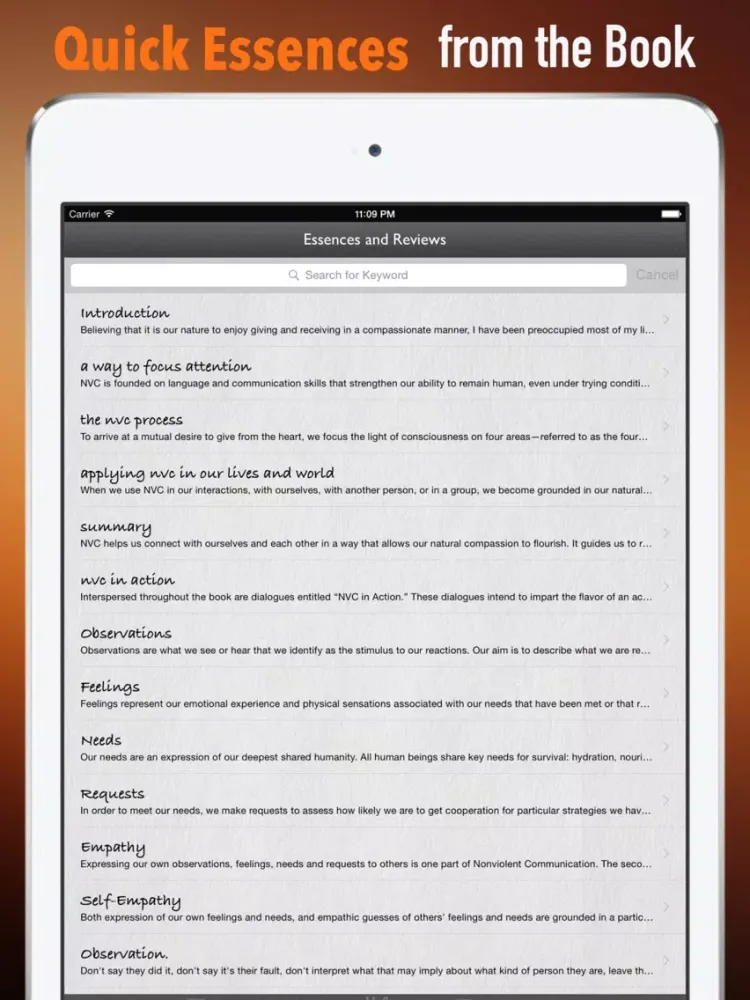 تصاویر Quick Wisdom from Nonviolent Communication iPad 