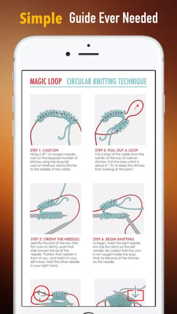 Top-Down Knitting:Templates and Design Guide Screenshots
