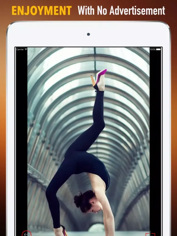 Gymnastics Wallpapers HD: Quotes with Art iPad  স্ক্রিনশট