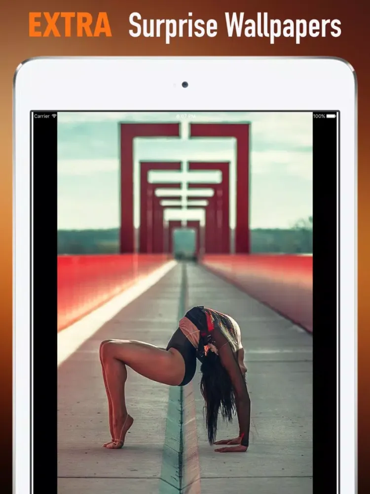 Gymnastics Wallpapers HD: Quotes with Art iPad  স্ক্রিনশট