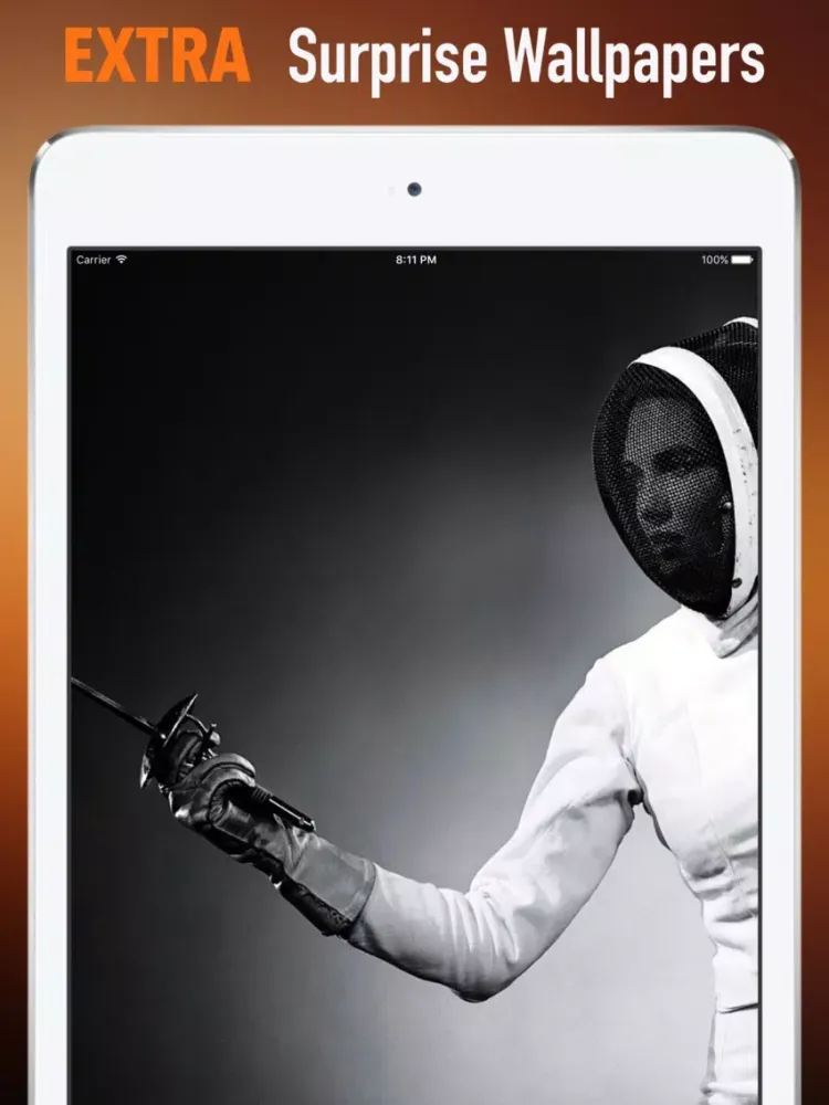 Fencing Wallpapers HD: Quotes with Art iPad  Ekran Görüntüleri