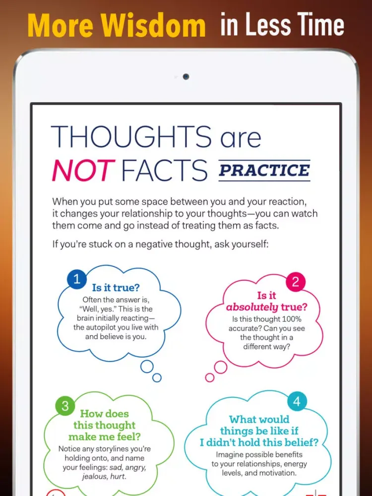 Quick Wisdom from Loving What Is. iPad  স্ক্রিনশট