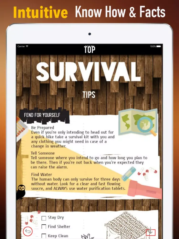 Ảnh chụp màn hình của Survival Guide For Beginners|Tips and Tutorial iPad 