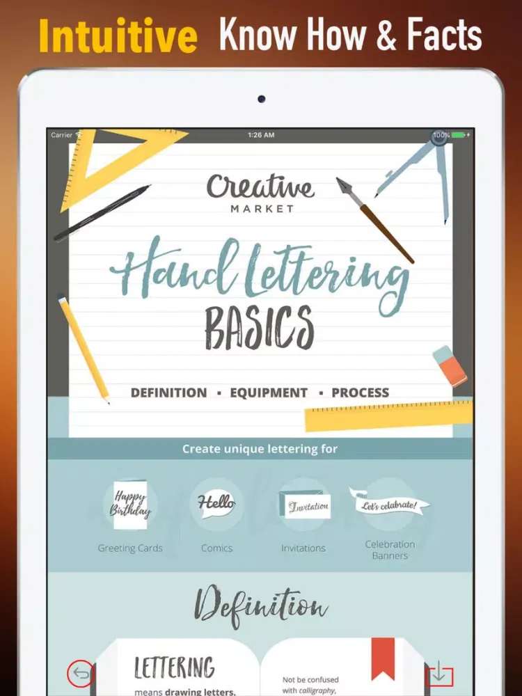 Hand Lettering for Beginners-Creative Guide iPad  स्क्रीनशॉट