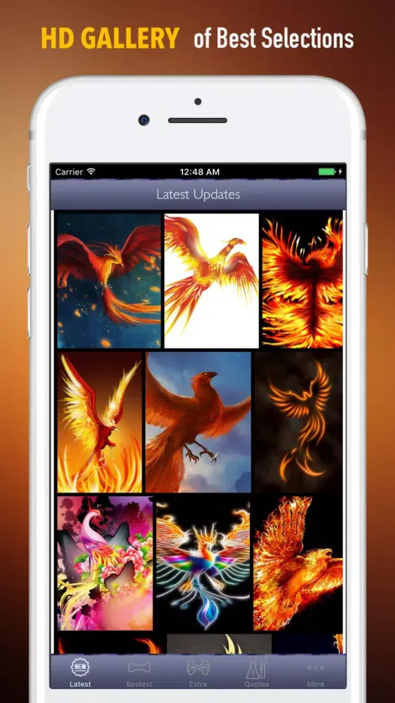 Captures d'écran de Phoenix Bird Wallpapers HD: Quotes and Pictures