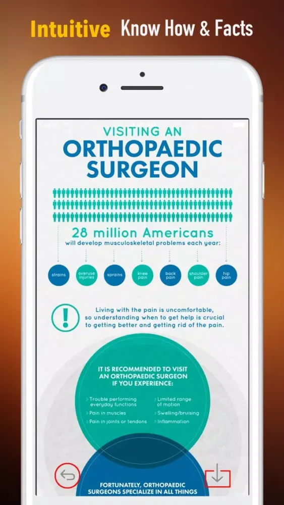 Orthopaedic-Glossary and Tutorial Screenshots