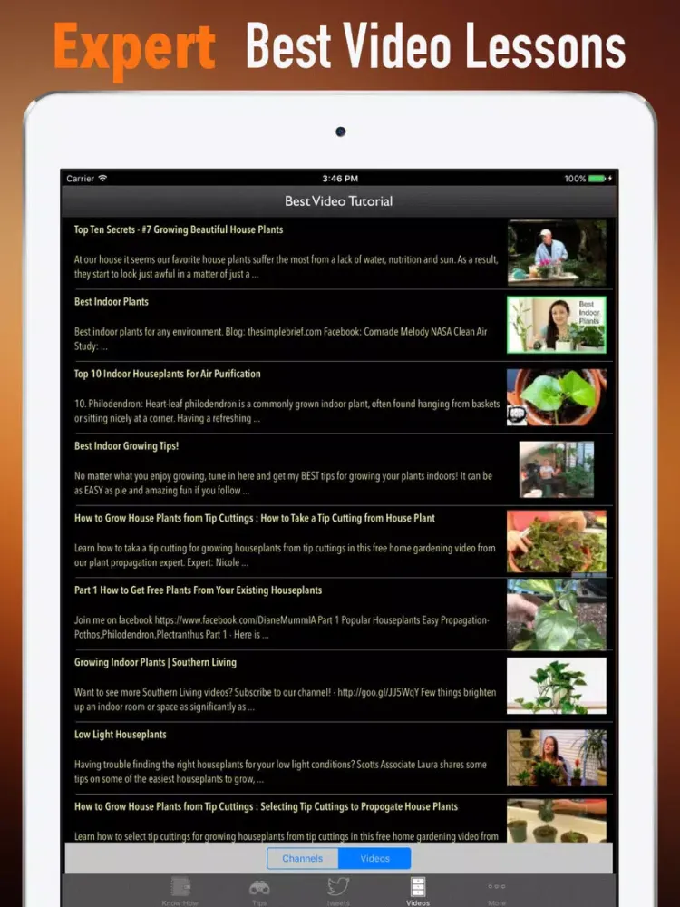 Grow Houseplants Guide-Tips and Beginners iPad  Screenshots