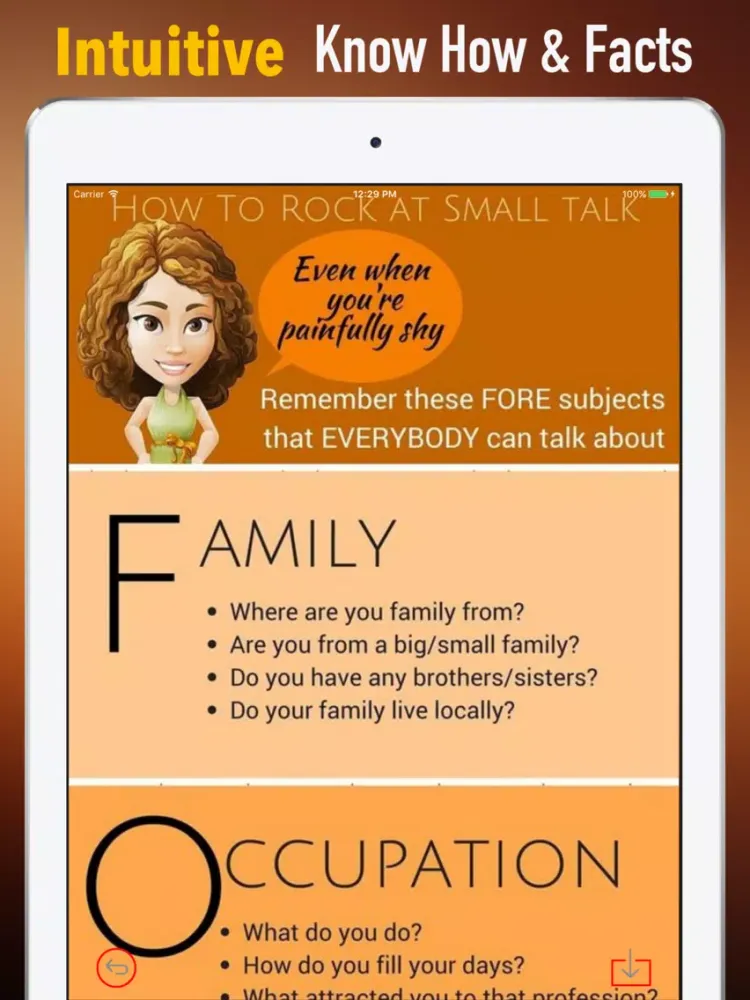 Captures d'écran de How to Talk to People- Always Know What to Say iPad 