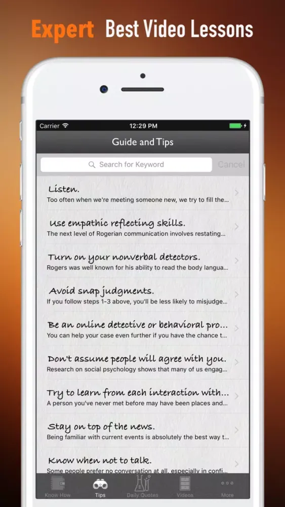 Captures d'écran de How to Talk to People- Always Know What to Say