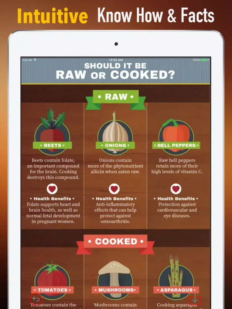 Raw Food 101-Exercise Plan and Healthy Recipes iPad  스크린샷