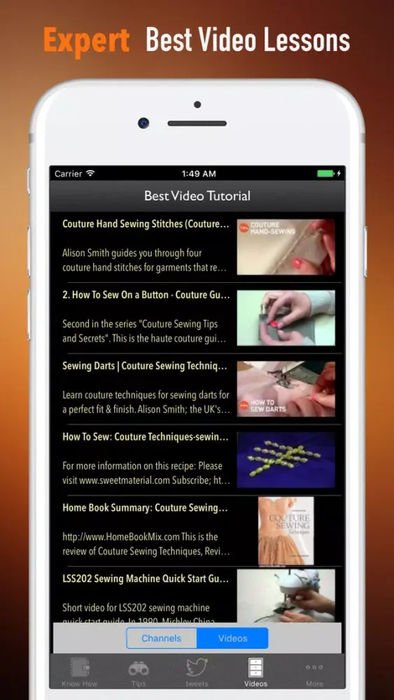 Couture Sewing for Beginners- Guide and Tutorials Screenshots