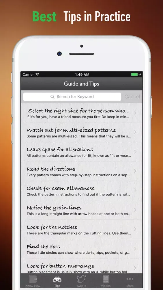 Couture Sewing for Beginners- Guide and Tutorials Screenshots