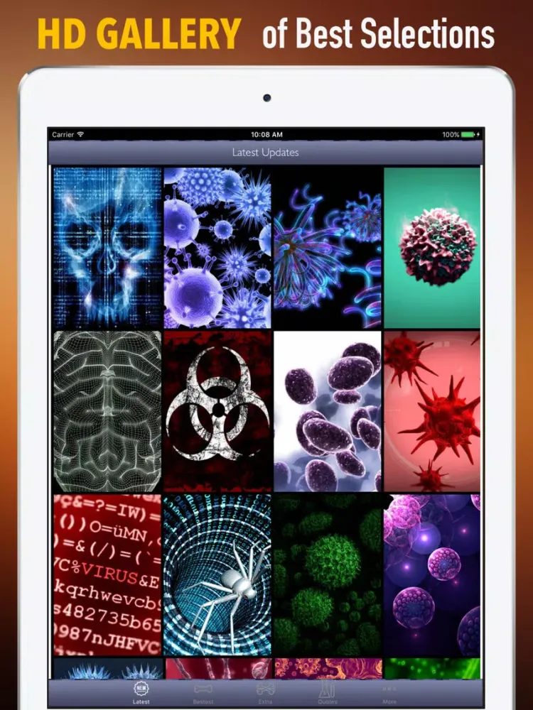 Virus Wallpapers HD- Quotes and Art Pictures iPad  Screenshots