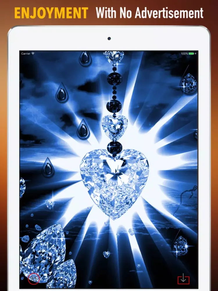 Blue Crystal Wallpapers HD- Quotes and Pictures iPad  Screenshots