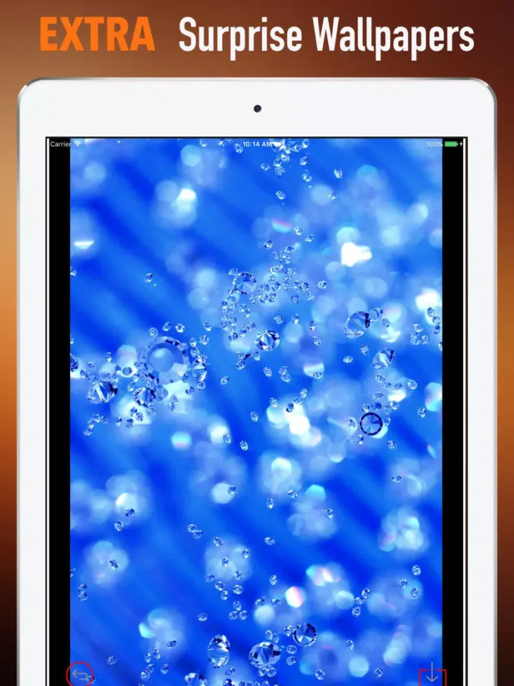 Blue Crystal Wallpapers HD- Quotes and Pictures iPad  Screenshots