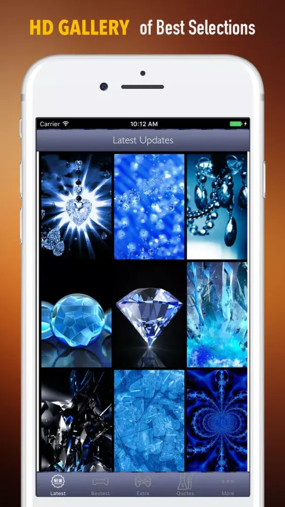 Blue Crystal Wallpapers HD- Quotes and Pictures Screenshots