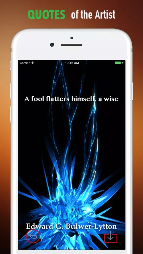 Blue Crystal Wallpapers HD- Quotes and Pictures Screenshots