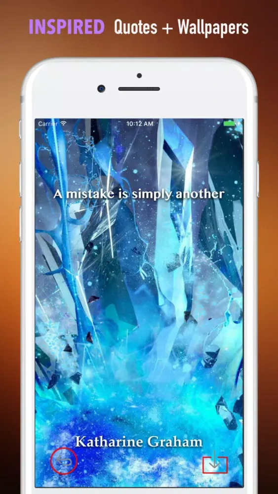 Blue Crystal Wallpapers HD- Quotes and Pictures Screenshots