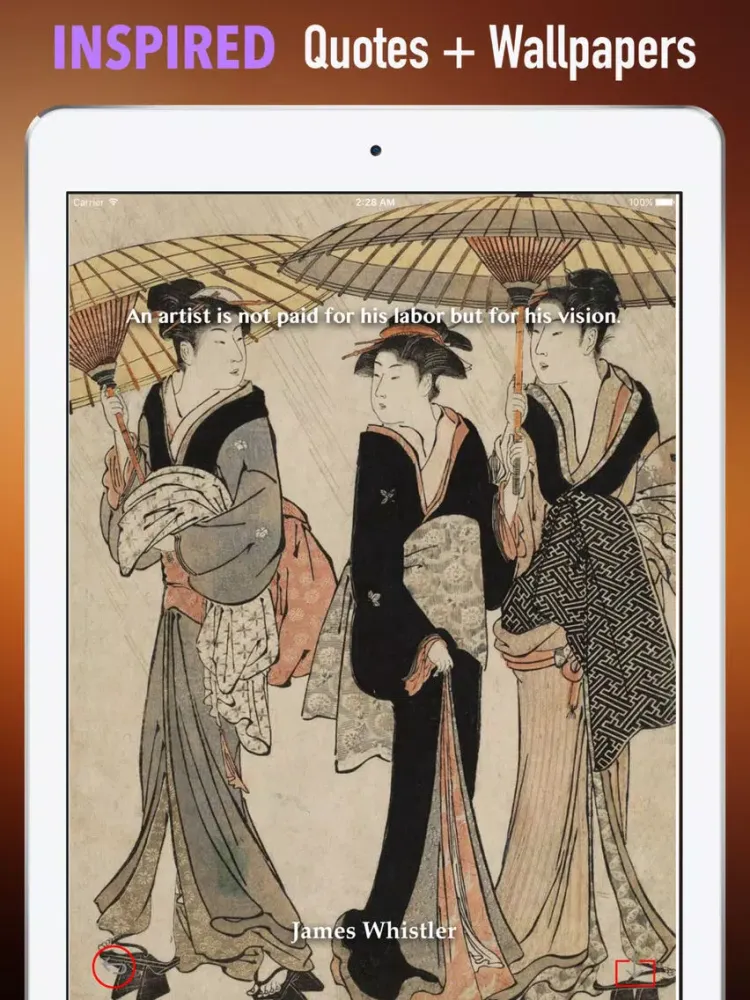 Wallpaper for Japanese Abstract Art Pictures iPad Screenshots