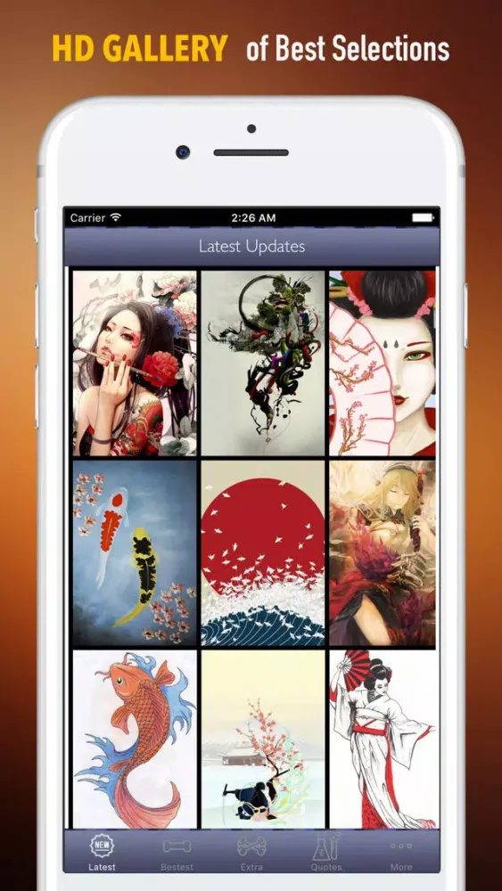 Wallpaper for Japanese Abstract Art Pictures Screenshots