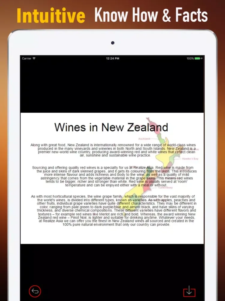 New Zealand Wines Buyer's Guide-Michael Cooper iPad  Screenshots