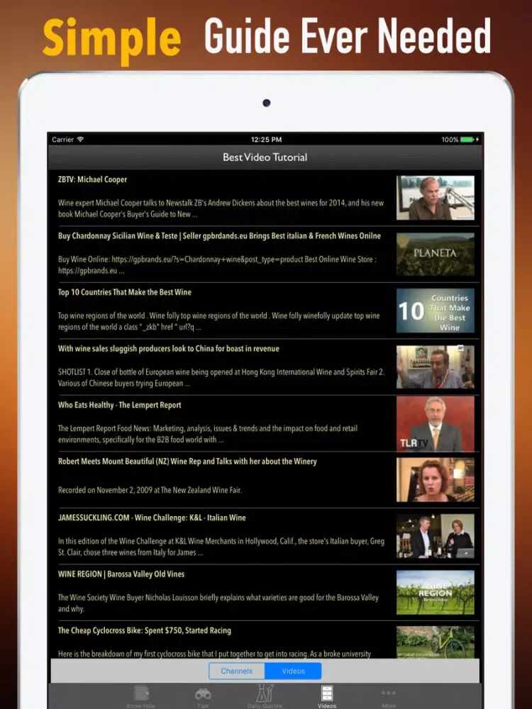 New Zealand Wines Buyer's Guide-Michael Cooper iPad  Screenshots