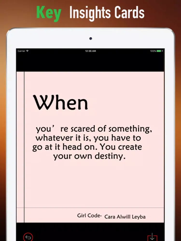 Capturas de tela do Quick Wisdom from Girl Code-Success and Sanity iPad 