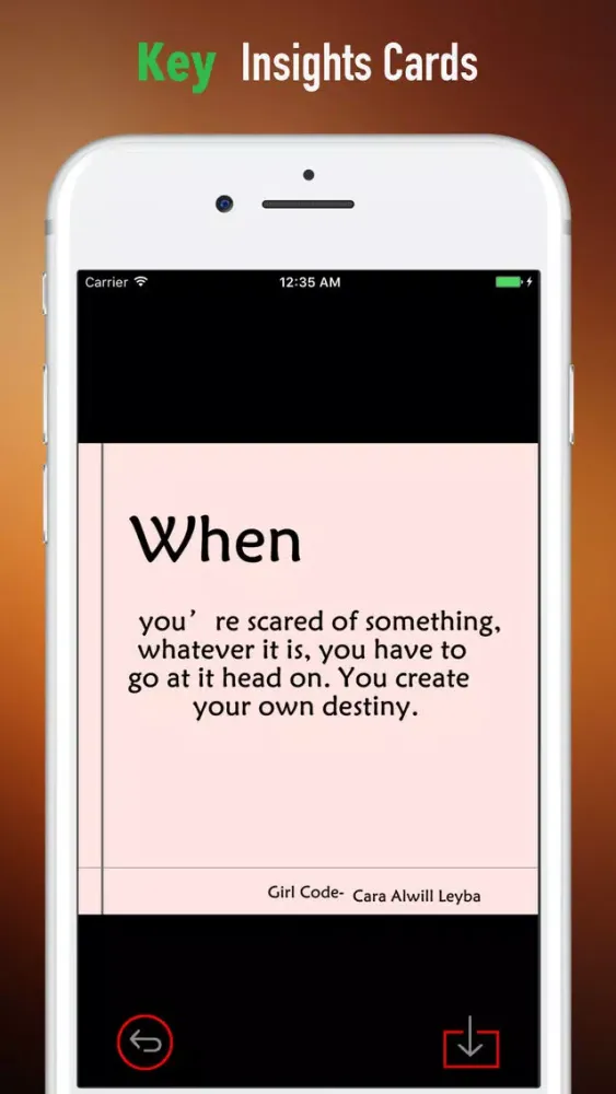 Capturas de tela do Quick Wisdom from Girl Code-Success and Sanity