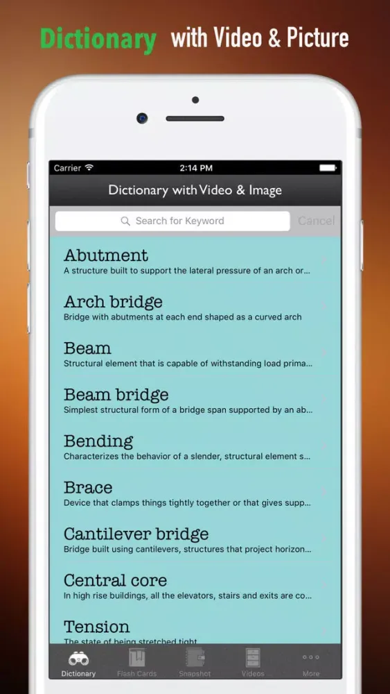 Capturas de pantalla de Civil Engineering Reference Manual-Exam and Terms