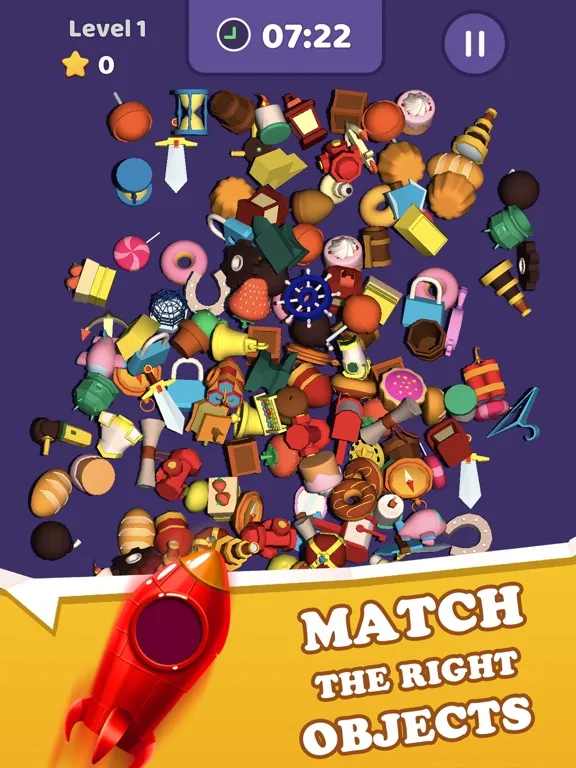Match 3D Master！ iPad  スクリーンショット
