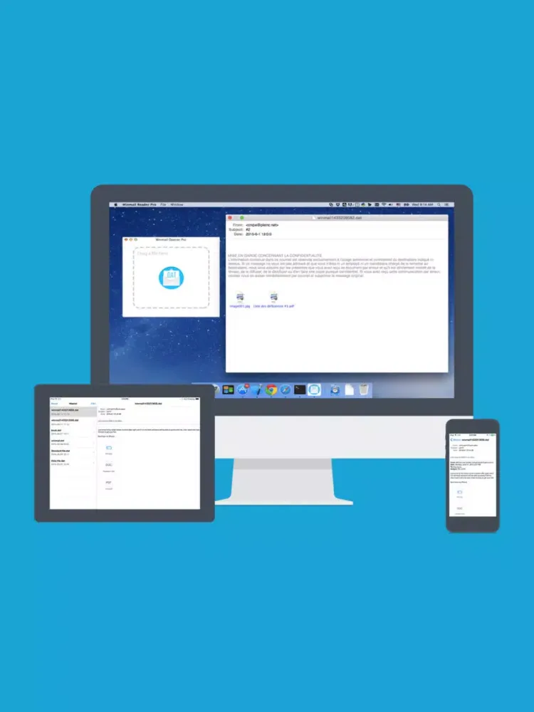 Winmail.dat Opener - XPS & MSG iPad 應用截圖