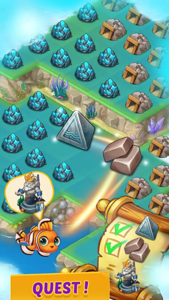 Merge Mermaids-magic puzzles Screenshots