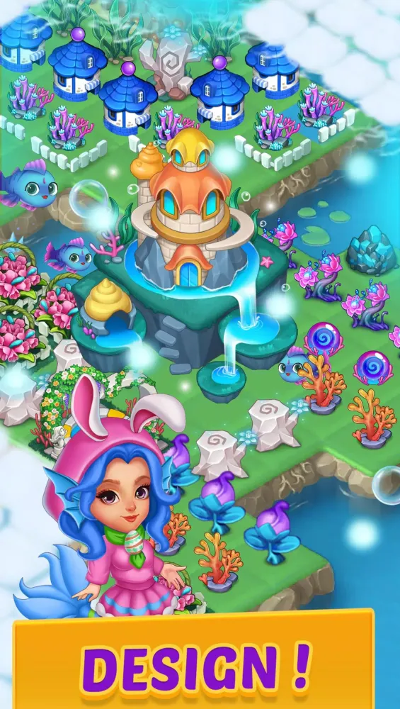 Merge Mermaids-magic puzzles Screenshots