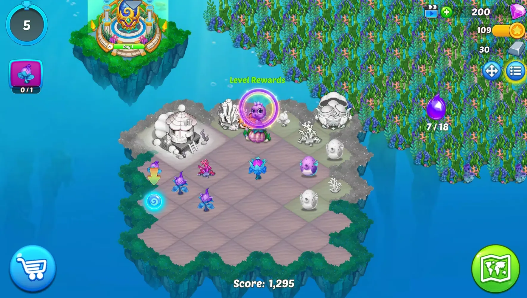 Merge Mermaids-magic puzzles Screenshots
