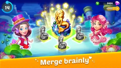 Capturas de tela do Merge Mermaids