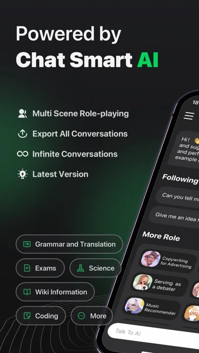 Chat Smart AI- AI Assistant Screenshots