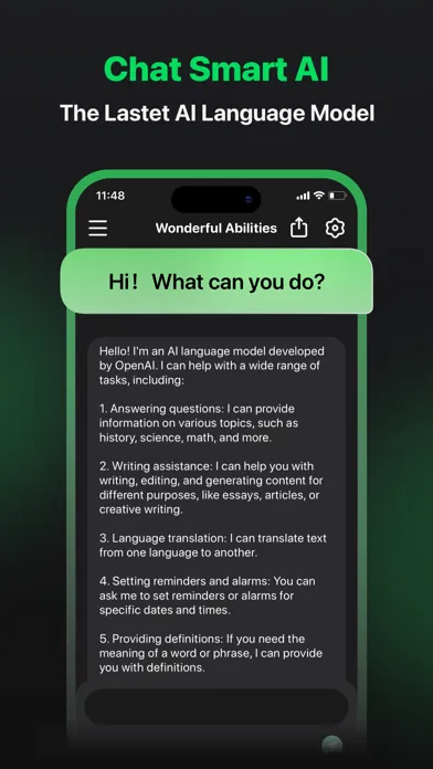 Chat Smart AI- AI Assistant Screenshots