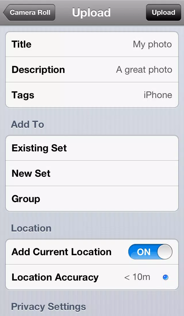 Screenshot di Mobile Fotos • Flickr Browser & Uploader