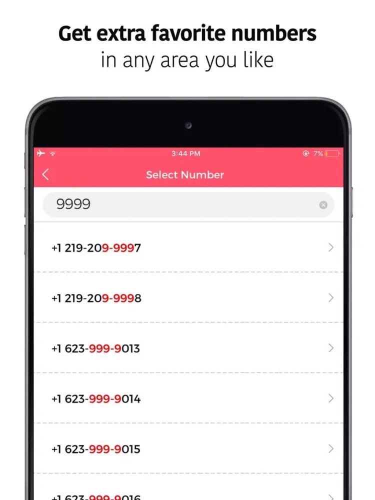 Capturas de pantalla de Second Phone Number: Private SMS texting & message iPad 