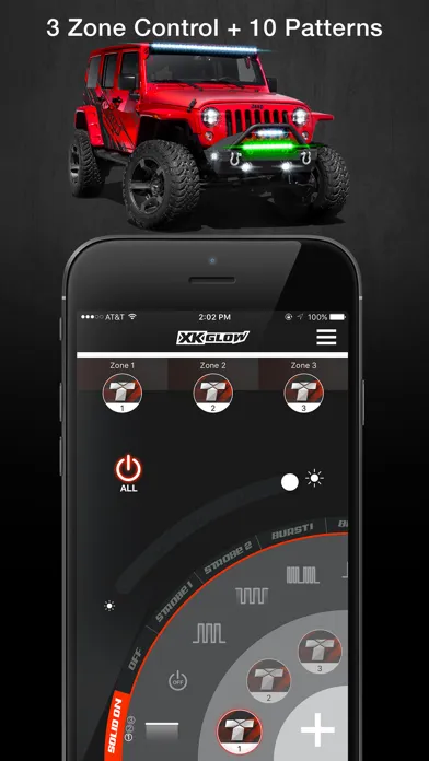 Capturas de tela do XK TITAN - LED Light App Controller