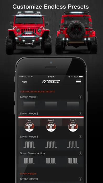 Capturas de tela do XK TITAN - LED Light App Controller