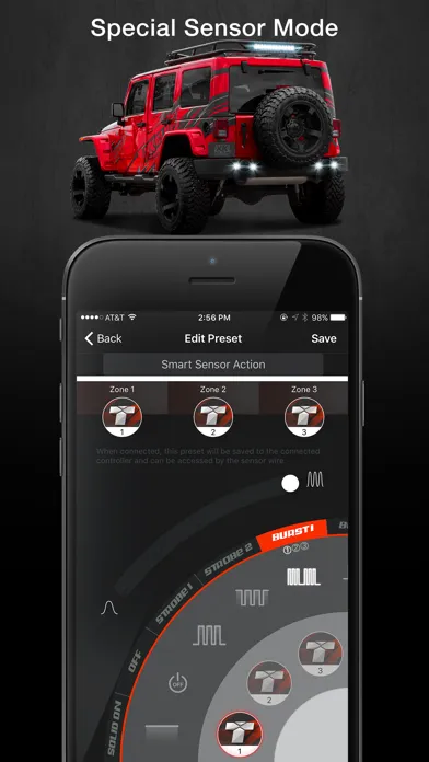 Capturas de tela do XK TITAN - LED Light App Controller