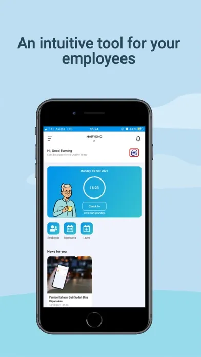 Zrzuty ekranu ESS Mobile