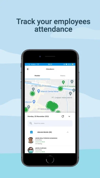 Zrzuty ekranu ESS Mobile