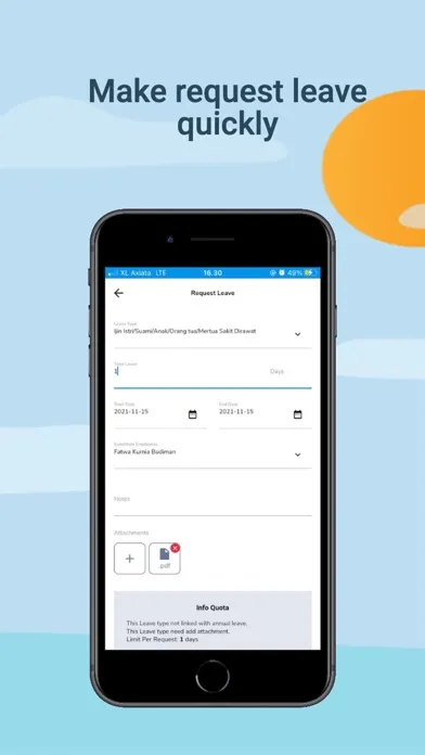 Zrzuty ekranu ESS Mobile