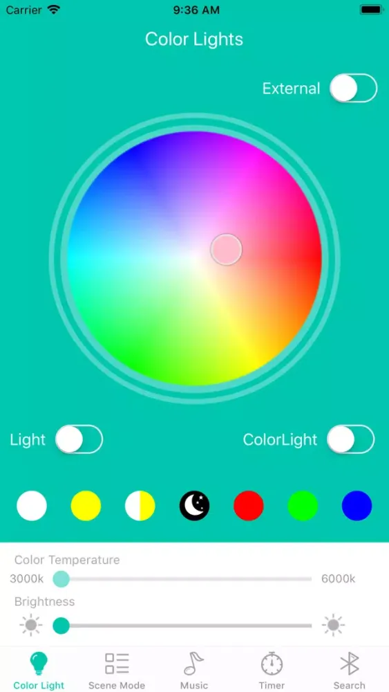 Ảnh chụp màn hình của Tick Light
