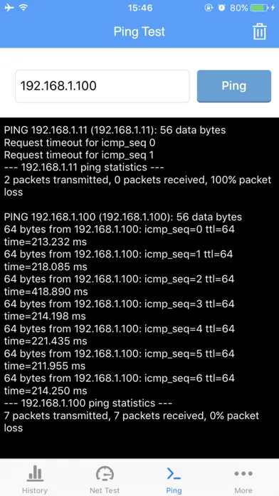 speed tester & net ping test Ekran Görüntüleri