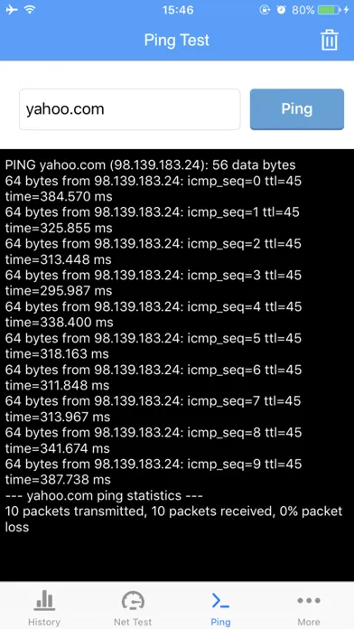 speed tester & net ping test Ekran Görüntüleri
